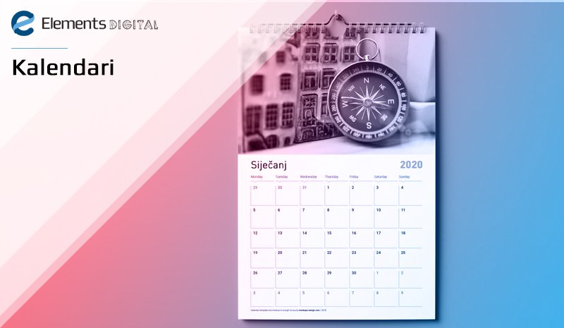 Kalendari - dizajn i print