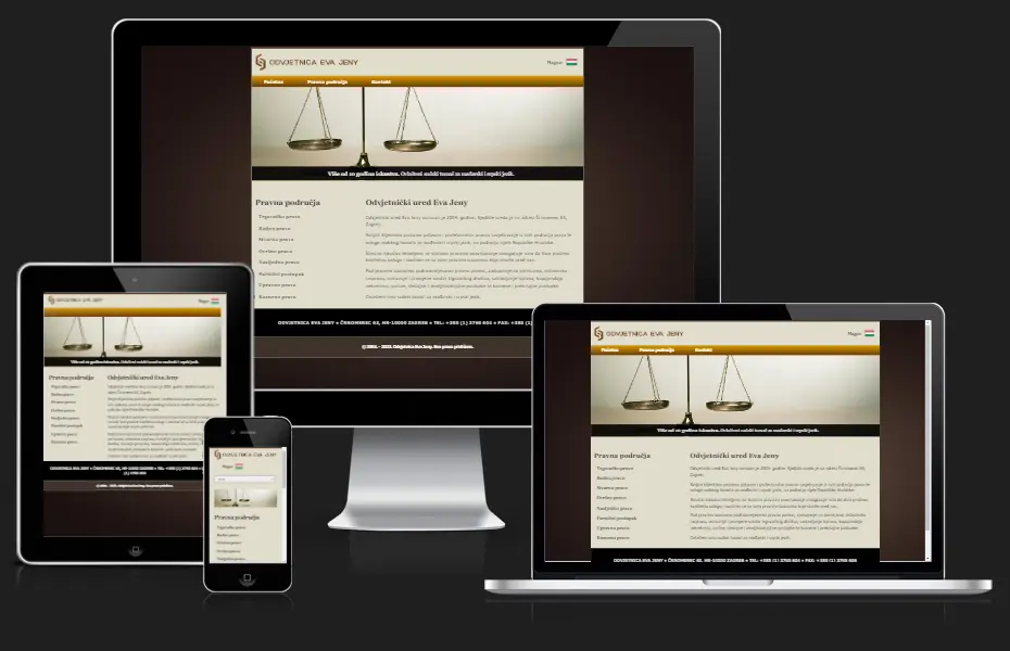 web stranica za odvjetnički ured